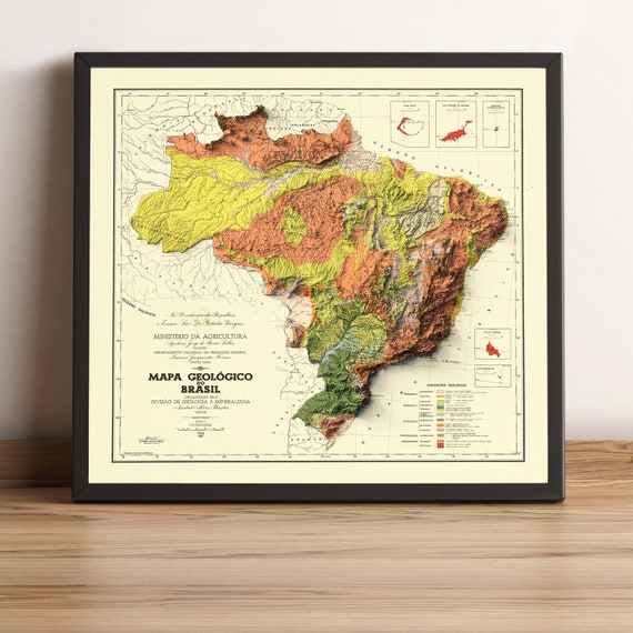 Mapa geológico completo de Portugal e Espanha