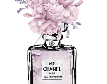 Chanel Drawing Etsy Chanel Drawing Etsy