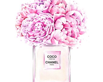 Chanel Drawing Etsy Chanel Drawing Etsy
