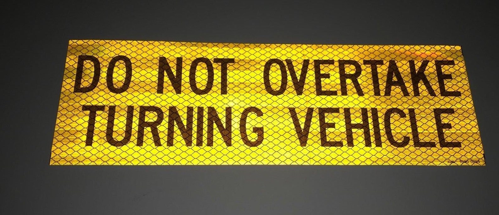 Do Not Overtake Turning Vehicle Sticker for Caravan RV Truck Etsy