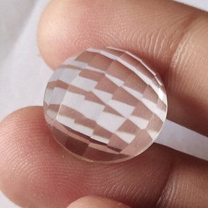 Natural clear Crystal Quartz,6 mm to 20 mm Round shape,Rose cut Faceted,polished, Handmade Gemstones, For jewellery making, wire wrapping