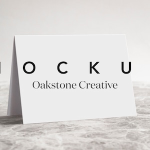 Natural Contemporary Card, 5x7&quot; Karte Mockup PSD, Elegantes minimalistisches Thema, leere weiße Karte, Einladung Hochzeitsvorlage, A5 ISO Mockup
