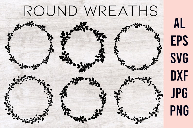 Download Circle Frame Svg Floral Frame Svg Easter Wreath Monogram Frame Svg Digital Prints Art Collectibles Vadel Com