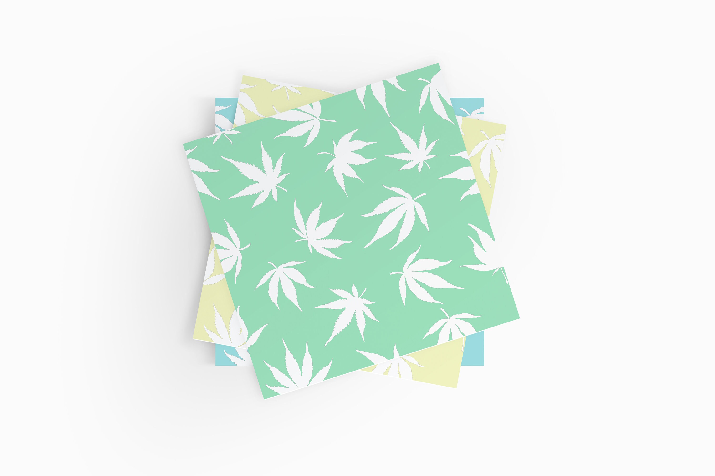 Cannabis pattern Digital paper l Marijuana Ganja PNG | Etsy