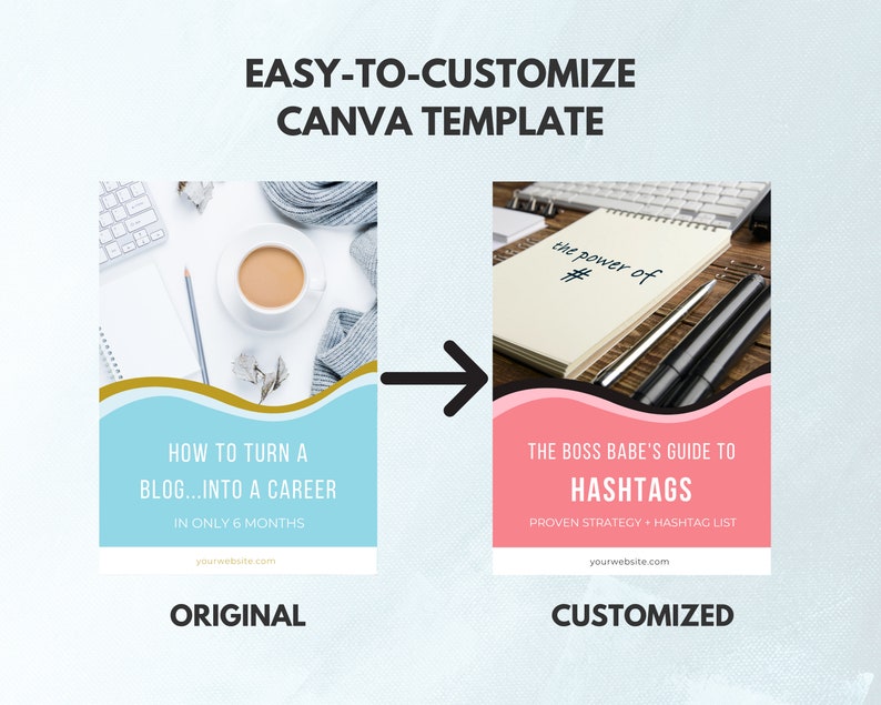 Ebook Canva Template Fully Editable and Customizable Size A4 | Etsy