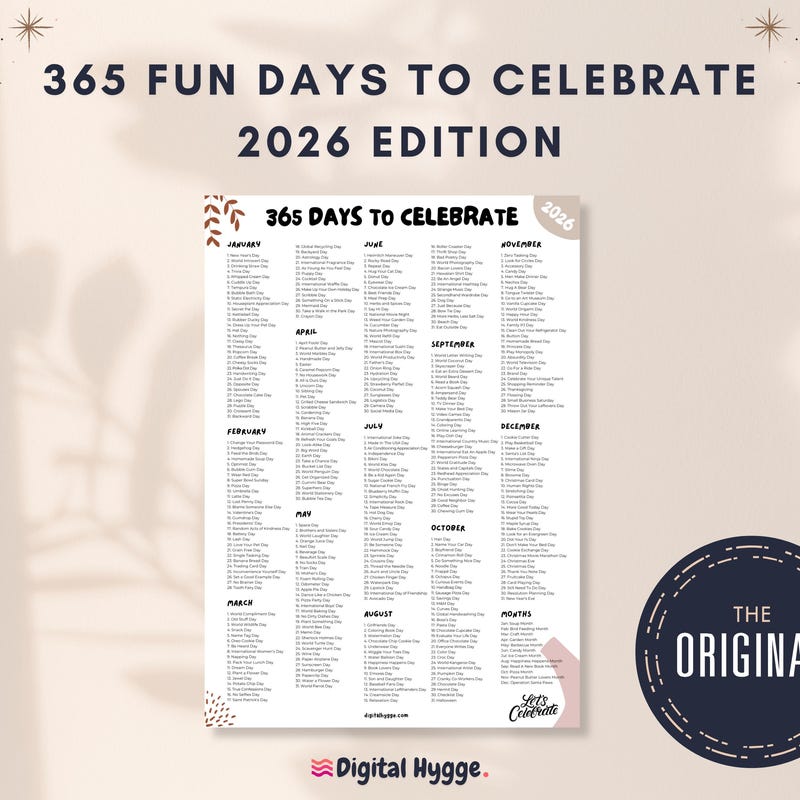 Weird Calendars 2026 Etsy Weird Calendars 2026 Etsy