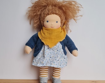 Wish doll, rag doll in the style of the Waldorf doll, doll