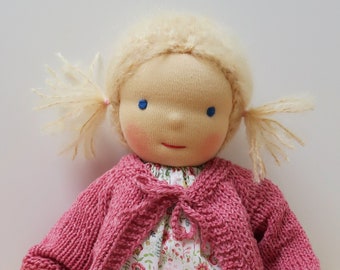 Wish doll, rag doll in the style of Waldorf doll, doll