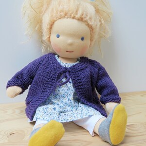 Wish doll, rag doll in the style of the Waldorf doll, doll image 4