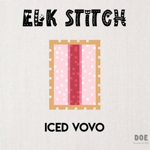 Iced Vovo Biscuit Cross Stitch Pattern *PDF*