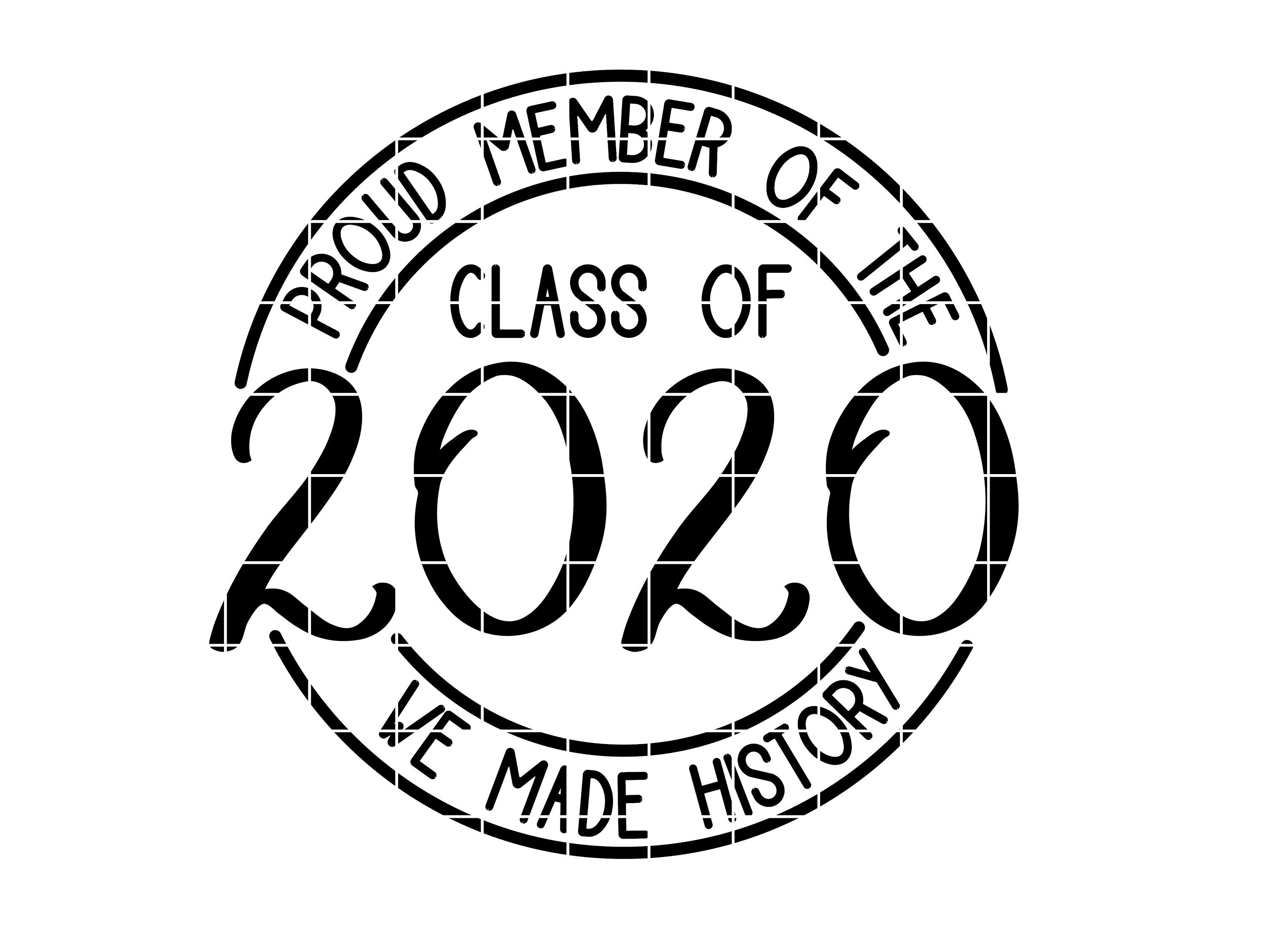 Class of 2020 We Made History SVG/PNG/JPG Senior 2020 Shirt Etsy