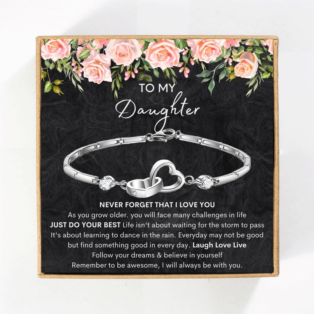Christmas Gift for Daughter From Mom Dad, to Daughter Bracelet Gift for Christmas Gifts For Daughter