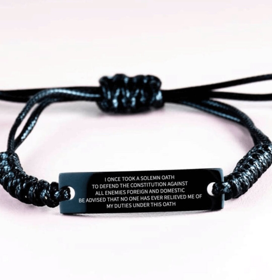 Veterans Bracelet Engraved Gift for Veterans Bracelet Birthday Etsy