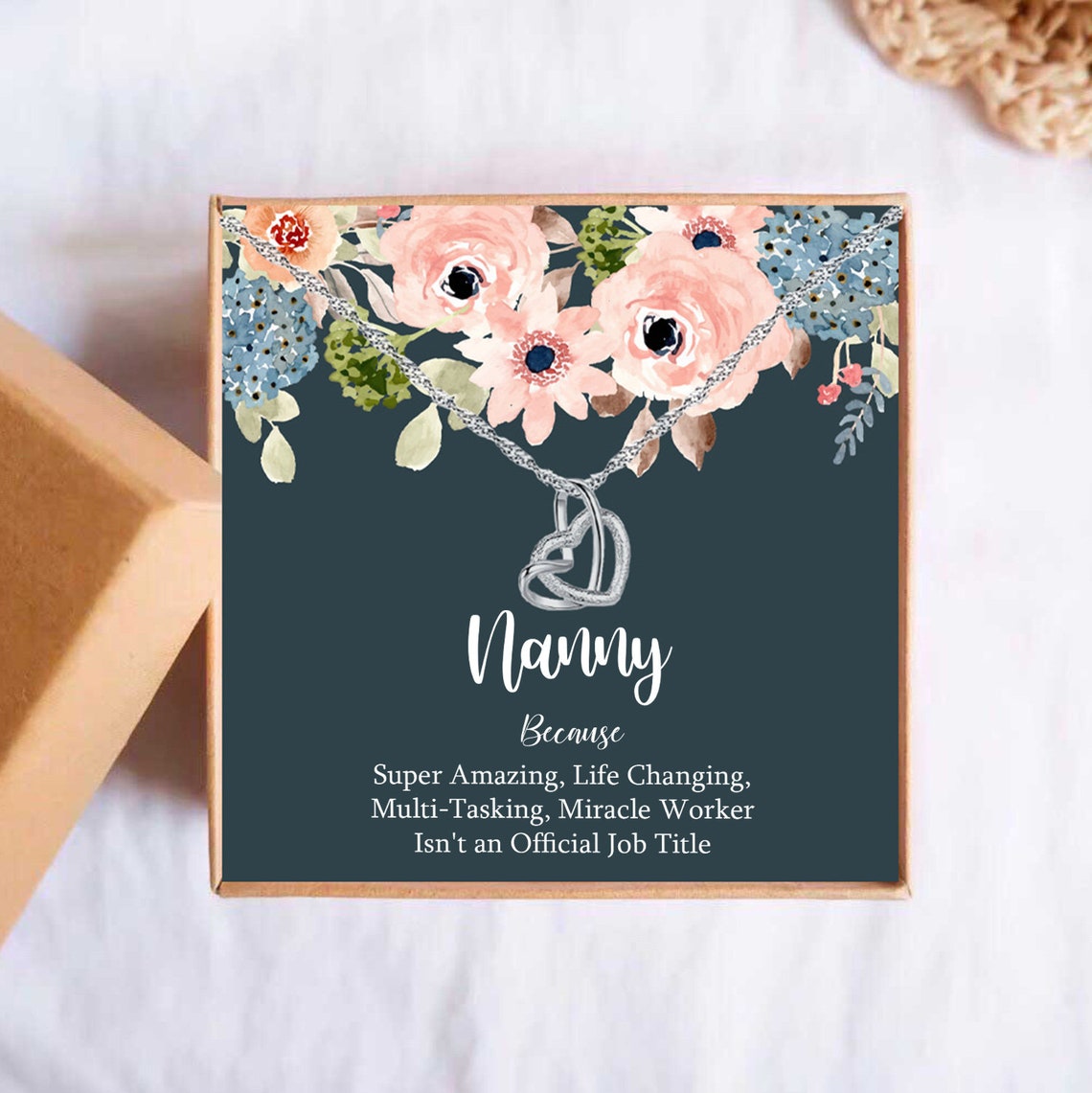 Nanny Giftsnanny Gift For Womennanny Appreciationnecklace | Etsy