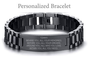 Personalized Graduation Gift Bracelet College Graduation Gift for him Gift for Graduate Gift Ideas High School Graduation 2026 Brother son
