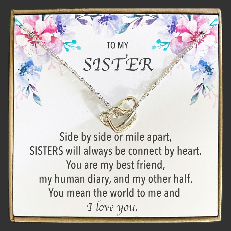 Sister Birthday Gift Sister Necklace Sister Gift Gift for Etsy UK