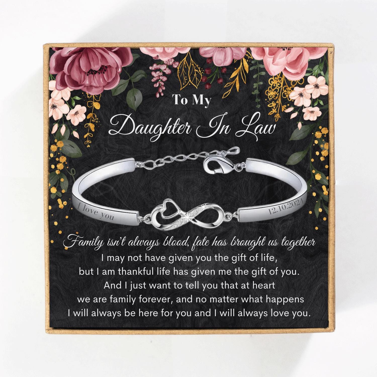 Bracelet Gift Love This Life Bracelet Daughter To My Daughter-in
