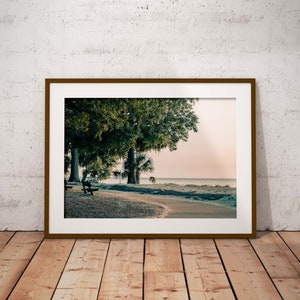 Fairhope Beach at Dusk printable Wall Art