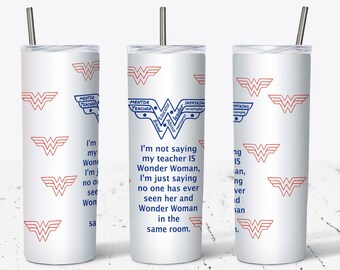 Download Teacher Wonder Woman Etsy