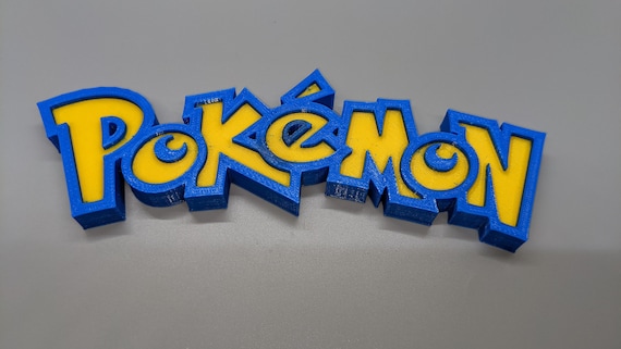 3D Printed Pokemon Logo NEW Design 