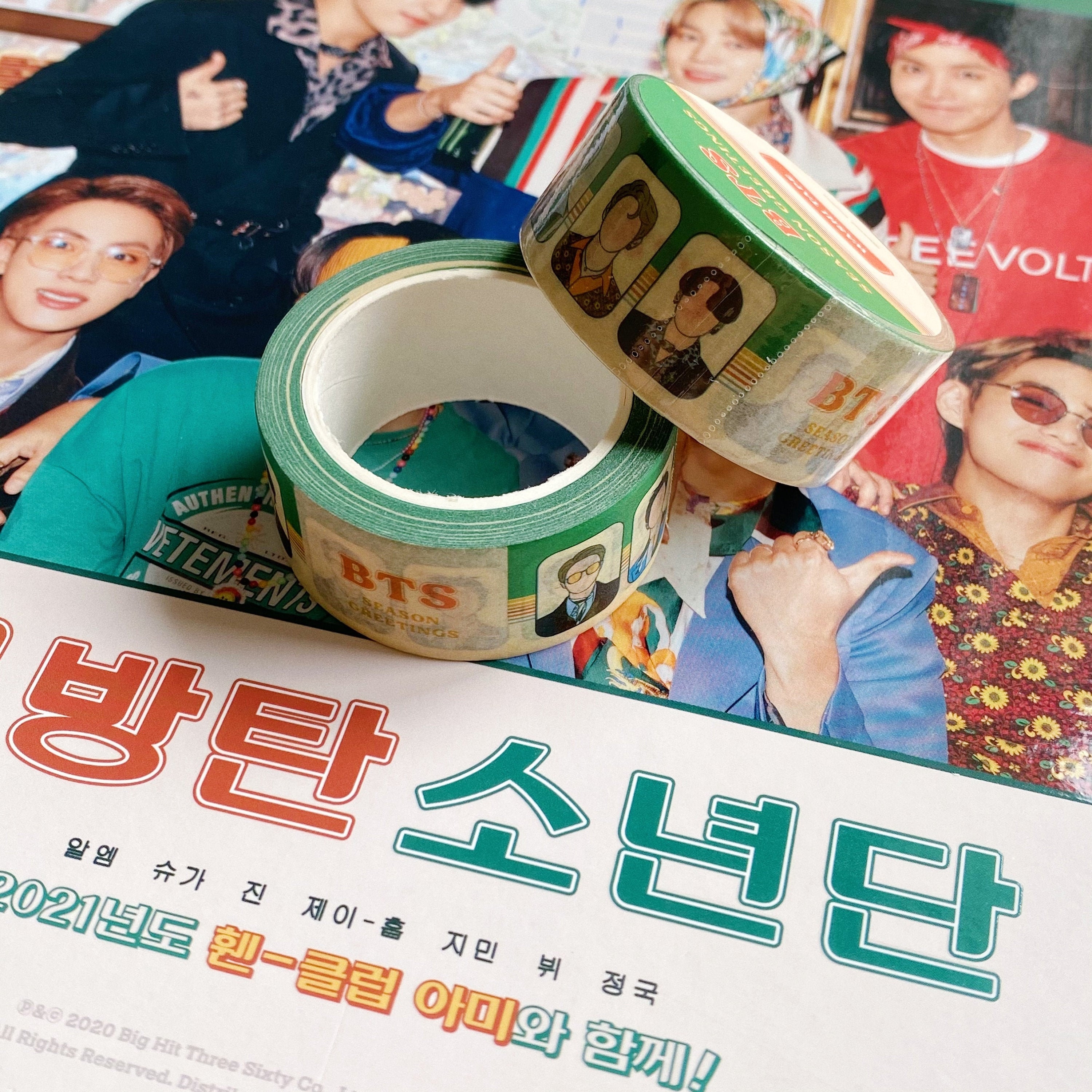 BTS Season Greetings Washi Tape - Etsy