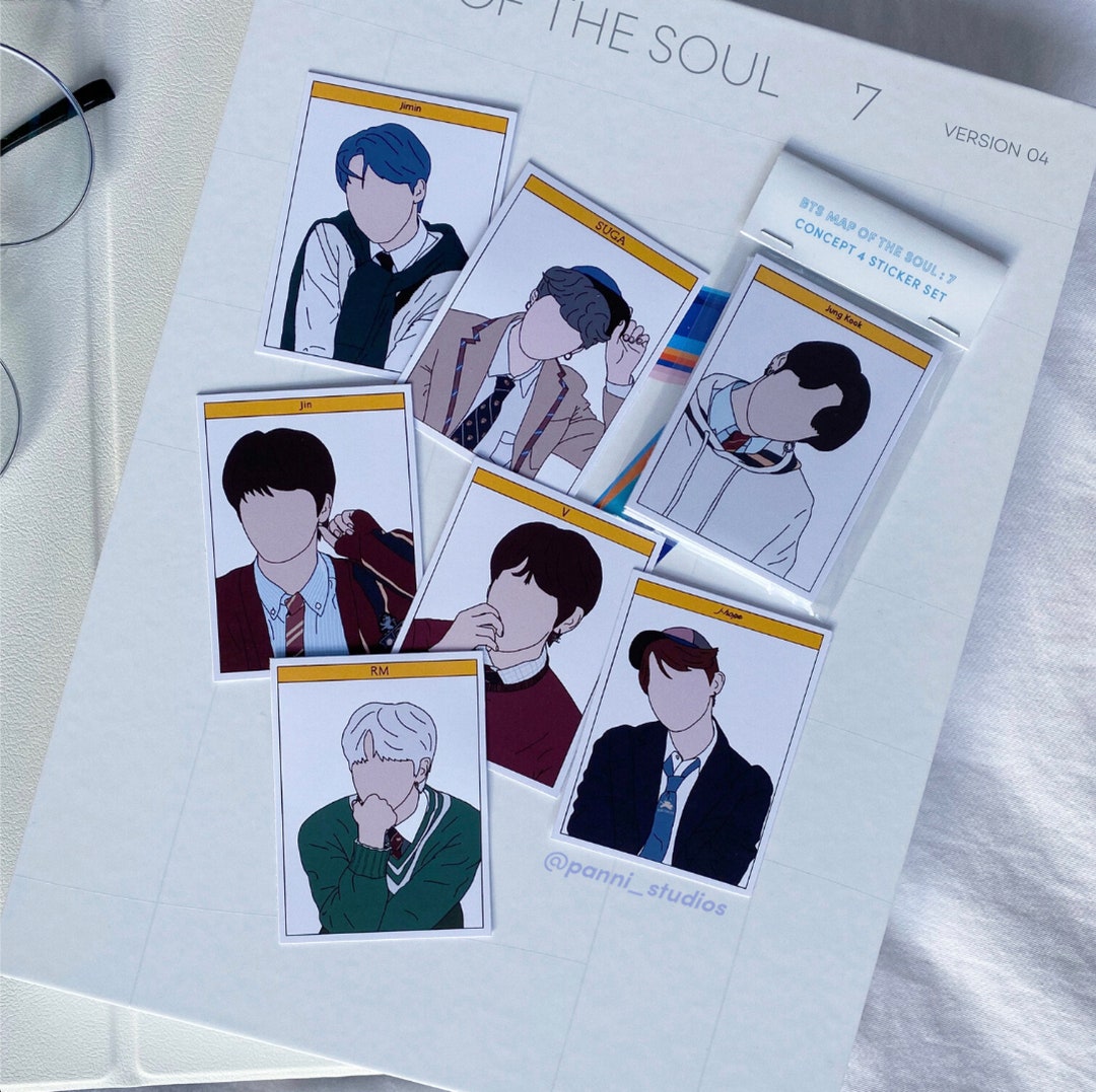 BTS map of the Soul : 7 Sticker Pack - Etsy Australia