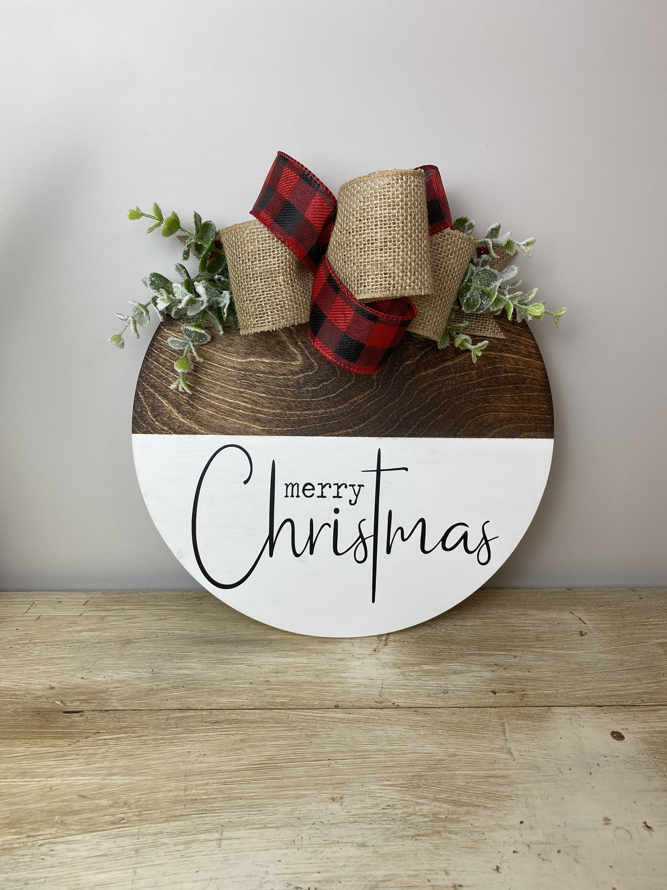 Diy Merry Christmas Sign 