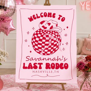 Last Rodeo Bachelorette Party Welcome Sign Template. Austin Bachelorette Party Welcome Sign.Nashville Bachelorette Party Welcome Sign 535WS