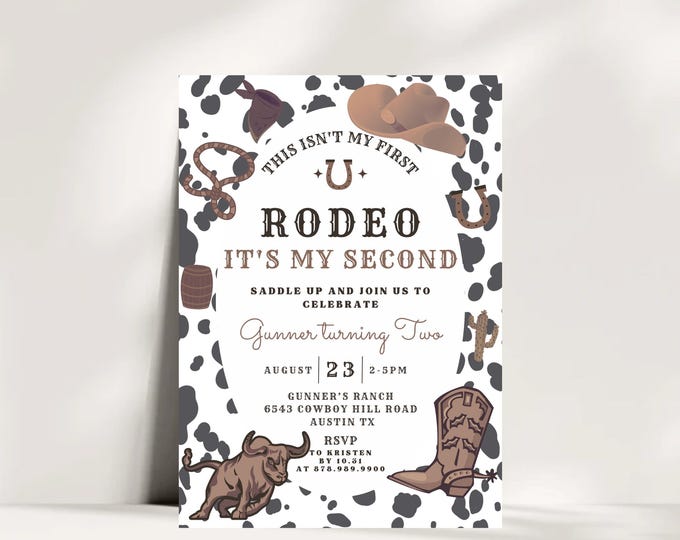 Second Rodeo Saying This item is unavailable - Etsy