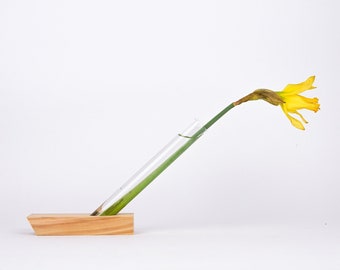 vase bois reagenglass fleurs Douglasie - France vase de fleurs vase en bois -- DOTY YOAK