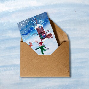 Tarjeta de Navidad | Tarjeta de invierno | tarjeta de regalo