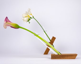 vase | wood | test tube || flowers | bongossi | flower vase | wooden vase -- DOTY YOAK