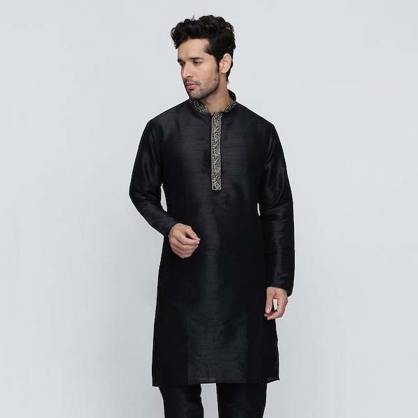 Pyjama Kurta homme |mens vêtements de mariage kurta |indian kurta robe| kurta tunique pour homme|indian kurta pyjama set |kurta pour homme| mens kurta