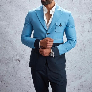 CUSTOM FIT Tailor Made designer blazer | Stylist jacket for men | Blazer for him | Formal fashion |Wedding casual dress | Designer jackets