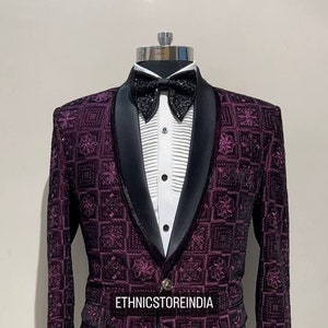 Handmade Fancy Tuxedo Suit For Men | Wedding wear tuxedo suit for men | Embroidered Tuxedo Suit For Men |Wedding Wear Tuxedo for Men