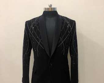 Hand Embroidered Fancy Tuxedo Suit For Men | Wedding wear tuxedo suit for men | Embroidered Tuxedo Suit For Men |Wedding Wear Tuxedo for Men