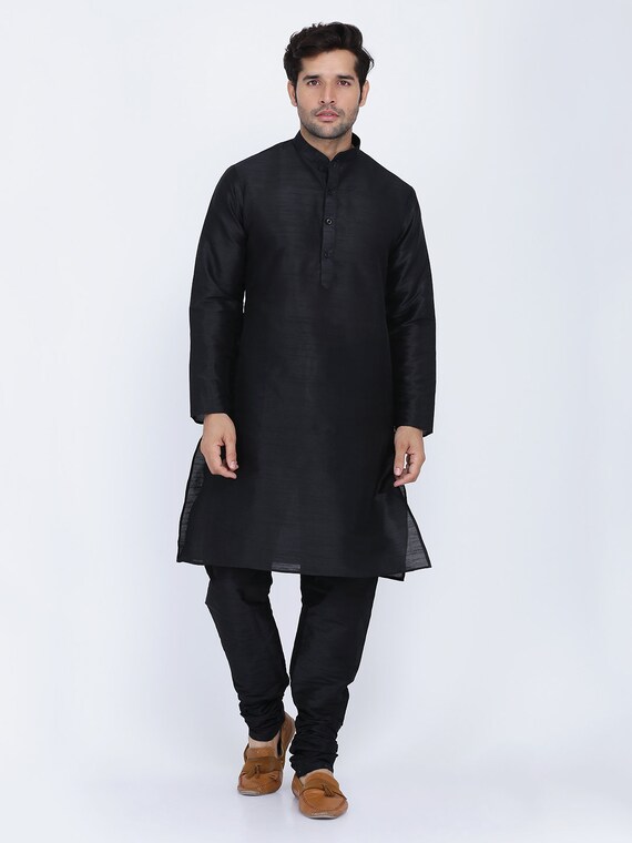 Raw silk kurta pajama sale