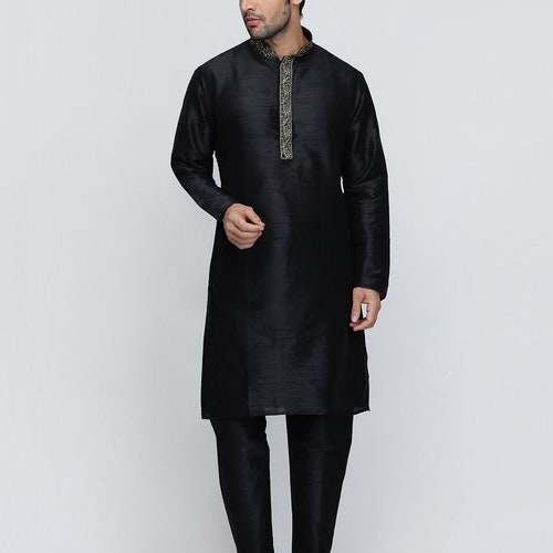 Mens Kurta Pajama Set mens Wedding Wear Kurta indian Kurta - Etsy