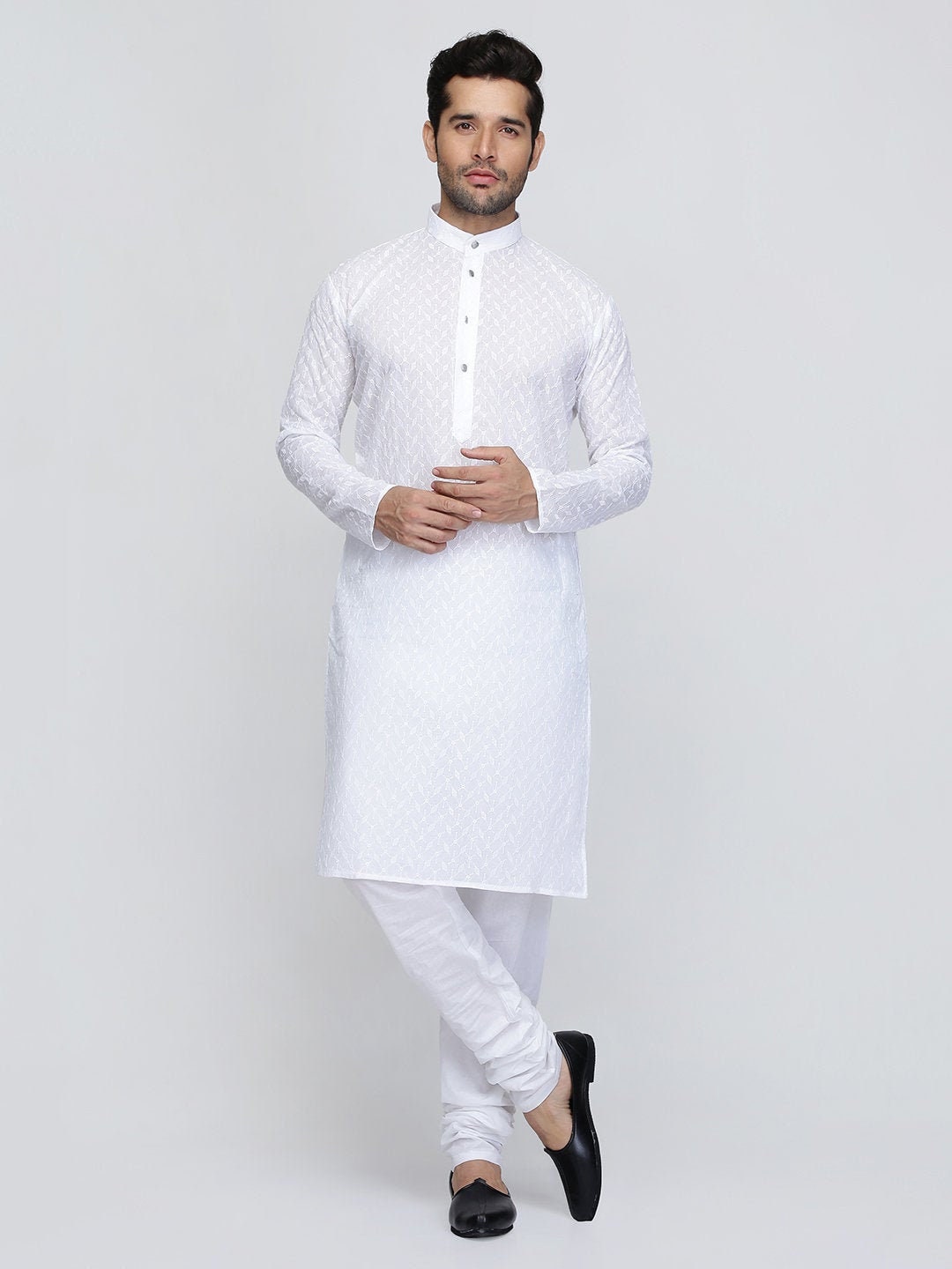 White Kurta Man Etsy Singapore