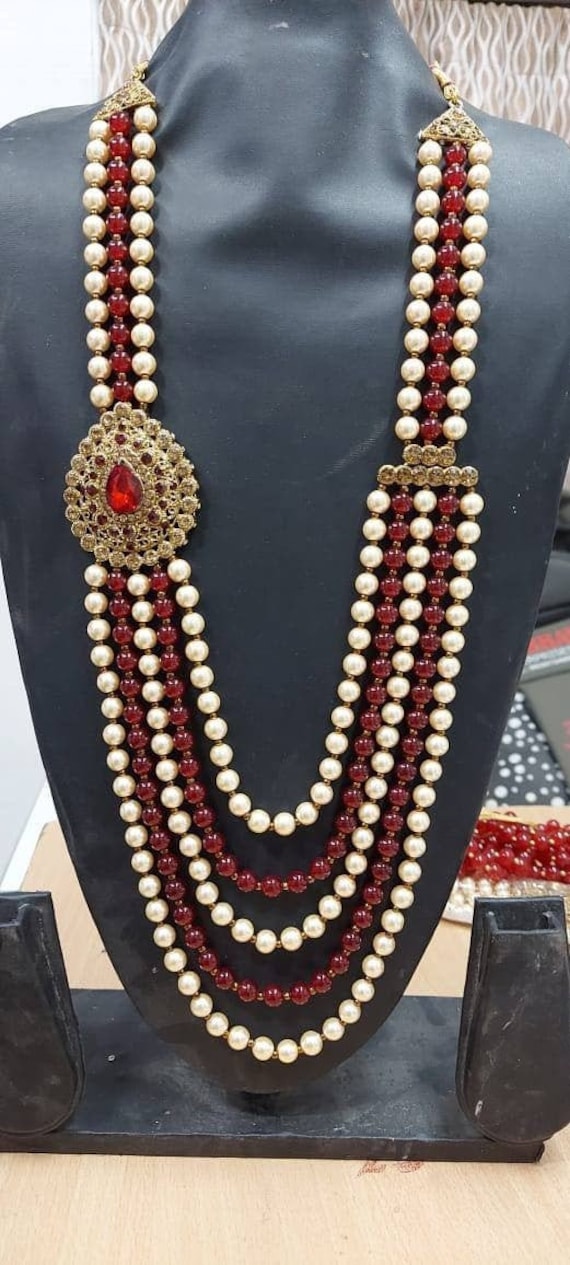 Sherwani necklace deals