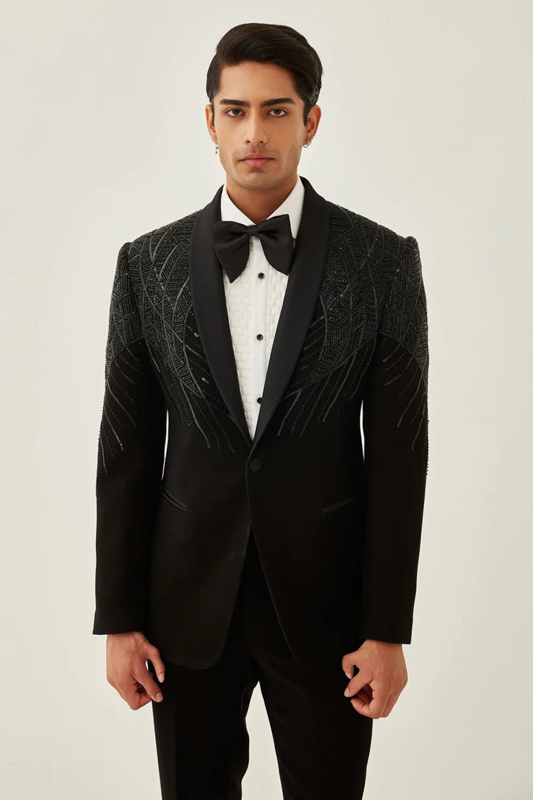 Hand Embroidered Fancy Tuxedo Suit for Men Wedding Wear Etsy