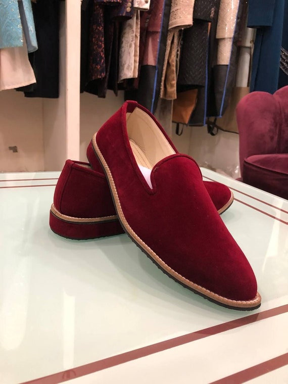 Mens Velvet Loafers Velvet Men Shoes fancy Mens Loafers Etsy