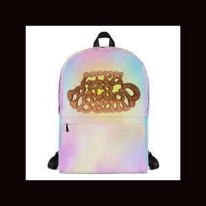 Life is Absurd Backpack Pastel Tie Dye Sunny Glow Blue Purple Pink ...
