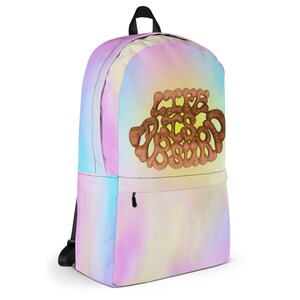 Life is Absurd Backpack Pastel Tie Dye Sunny Glow Blue Purple Pink ...