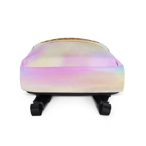 Life is Absurd Backpack Pastel Tie Dye Sunny Glow Blue Purple Pink ...