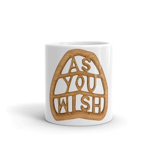 As You Wish coffee mug True Love quote tea cup I LOVE YOU coffee cup Buttercup ceramic cup