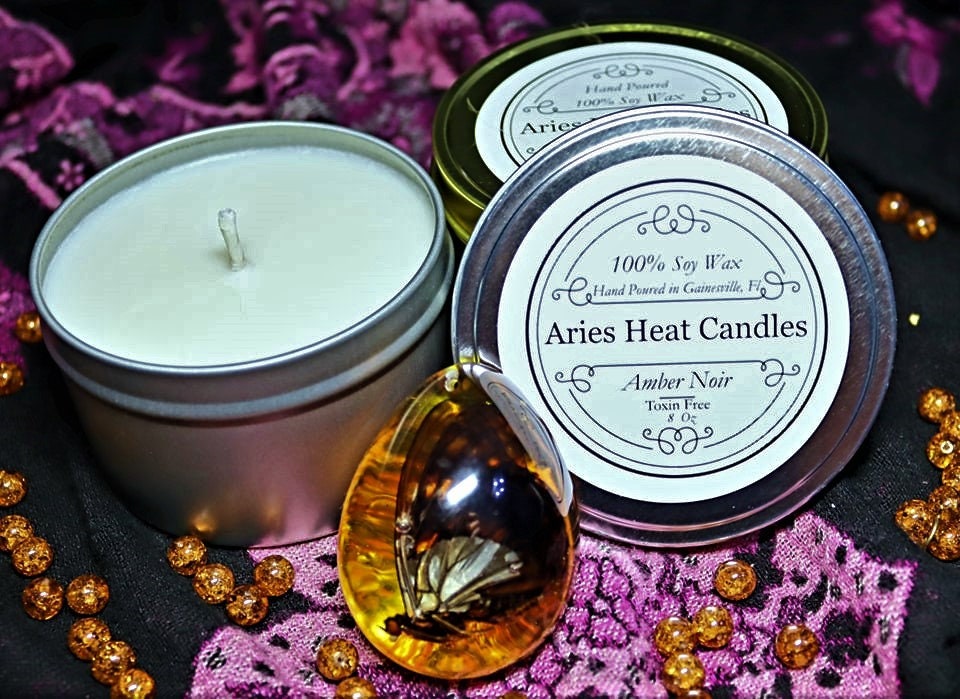 キャンドル Cleanse &co. Candles Aries Aries – Zodiac Crystal Candle | Cleanse & Co. – cleanse & co.