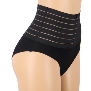 Nancies Lingerie Black Lycra Shapewear Panty Girdle with Firm Support  (NLpgB)