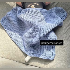 Corner to Corner Knit Blanket Pattern: Easy Beginner Design (PDF Download)