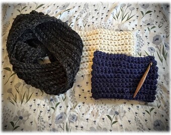 PATTERN- Mama Bear Cowl and Infinity Scarf (PDF download)